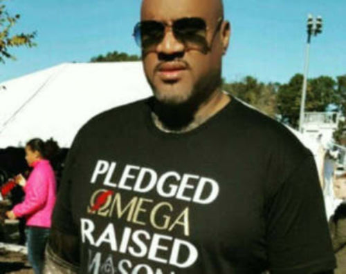 Pledge Omega Raised Mason